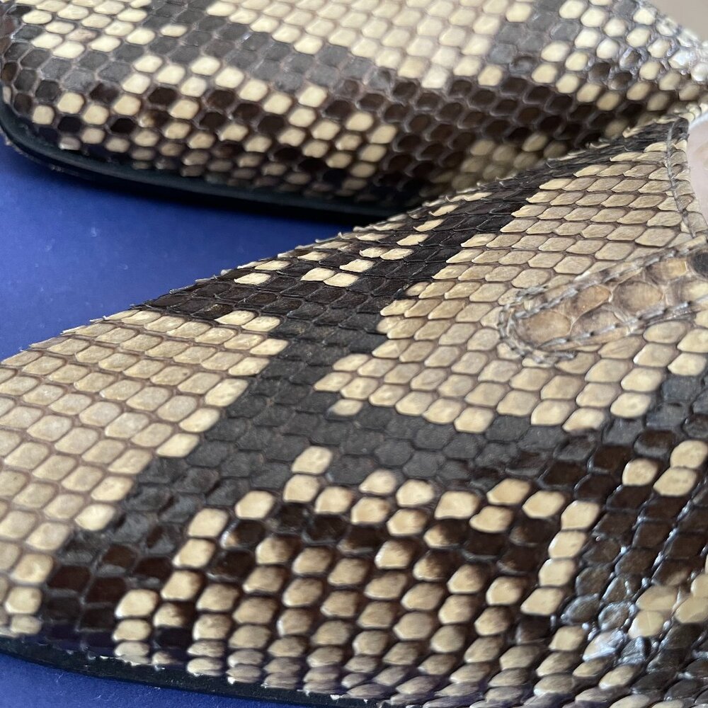 Stuart Weitzman Python Heels Size 6 - image 4